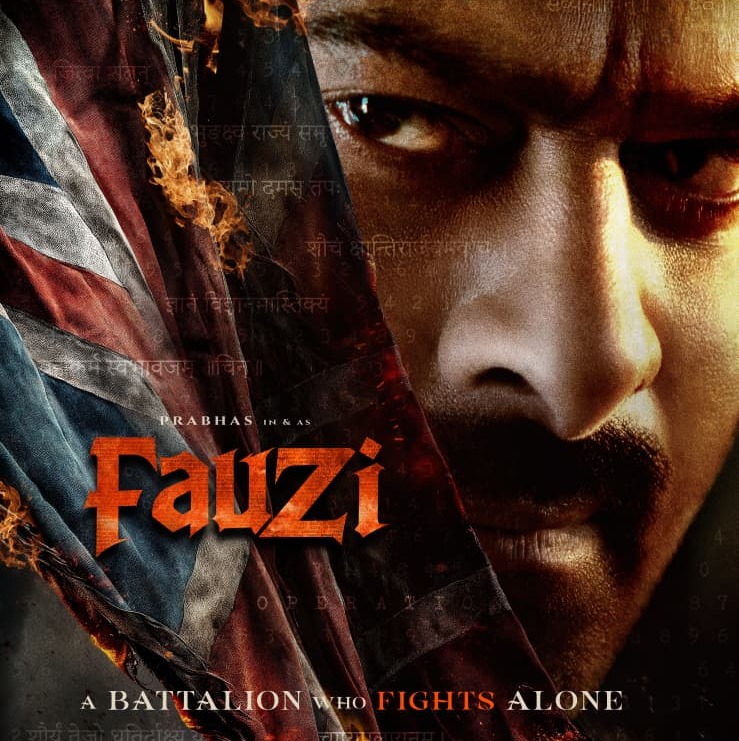 Prabhas Ignites Freedom’s Fire: First Look at ‘Fauzi’