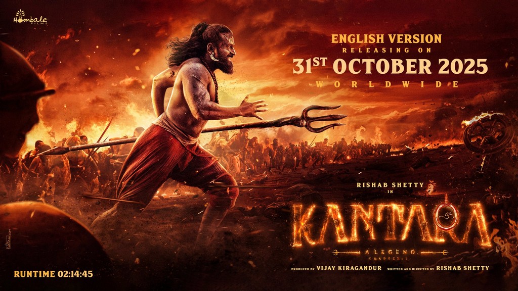 Kantara Chapter 1 Goes Global: English Dub Hits Theaters Worldwide on Oct 31