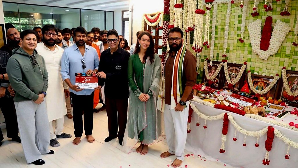 Prabhas’ ‘Spirit’ Film Commences with Auspicious Pooja in Hyderabad